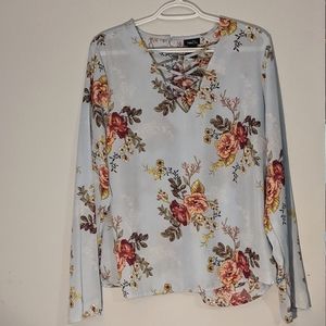 Floral Sheer Blouse